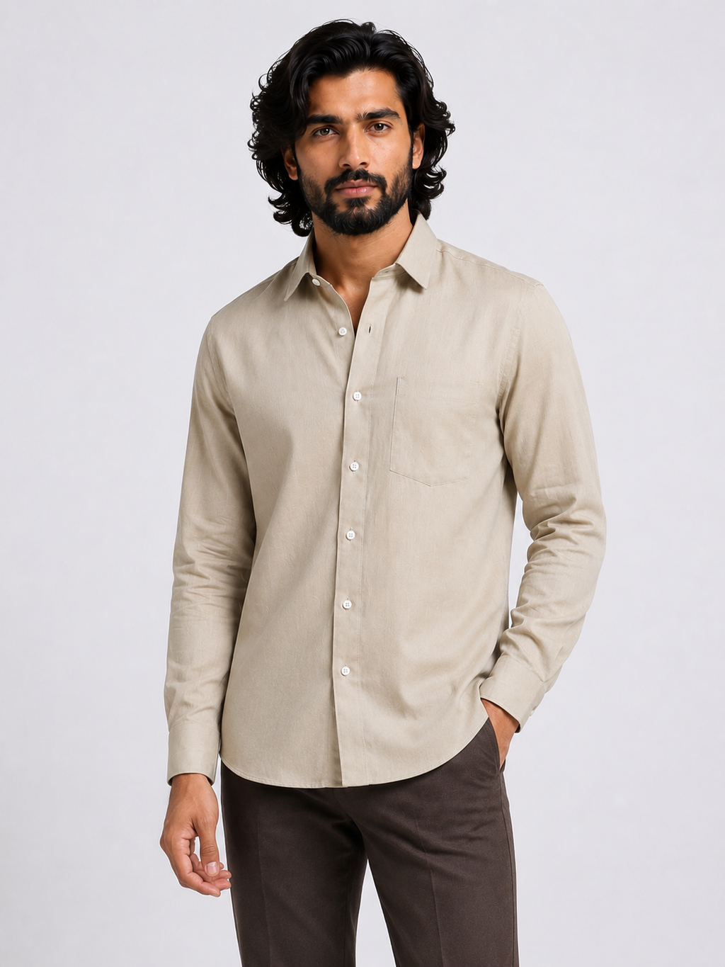 Sahara Sand Linen Shirt