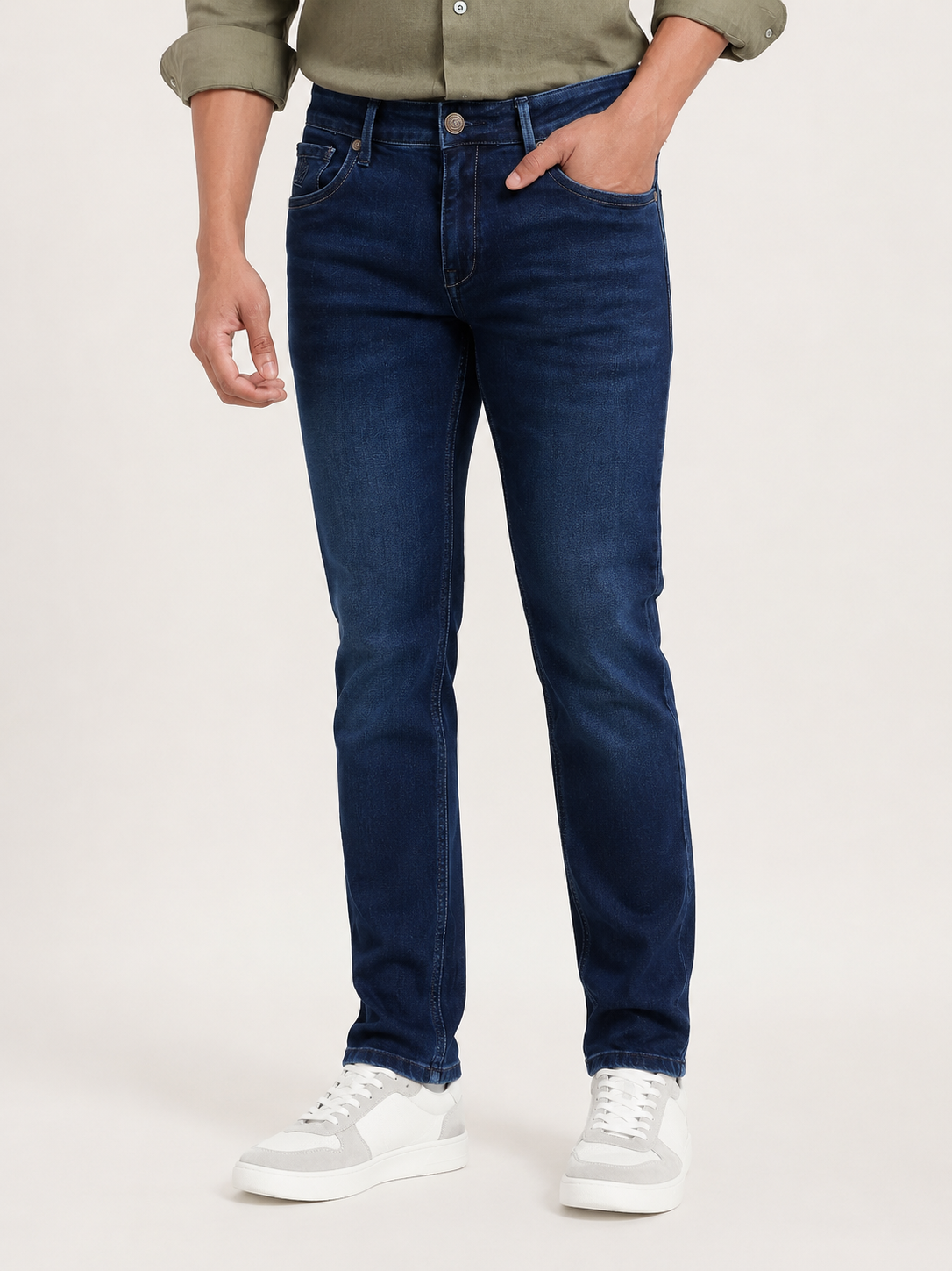 Indigo Blue Slim Fit Denim