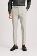 Light Grey 4-Way Stretch Formal Trouser