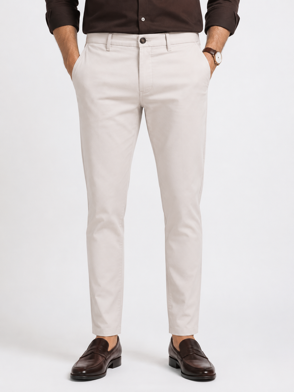 Light Ash Stretch Trouser