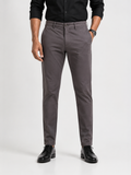Cement Grey Cotton Trouser