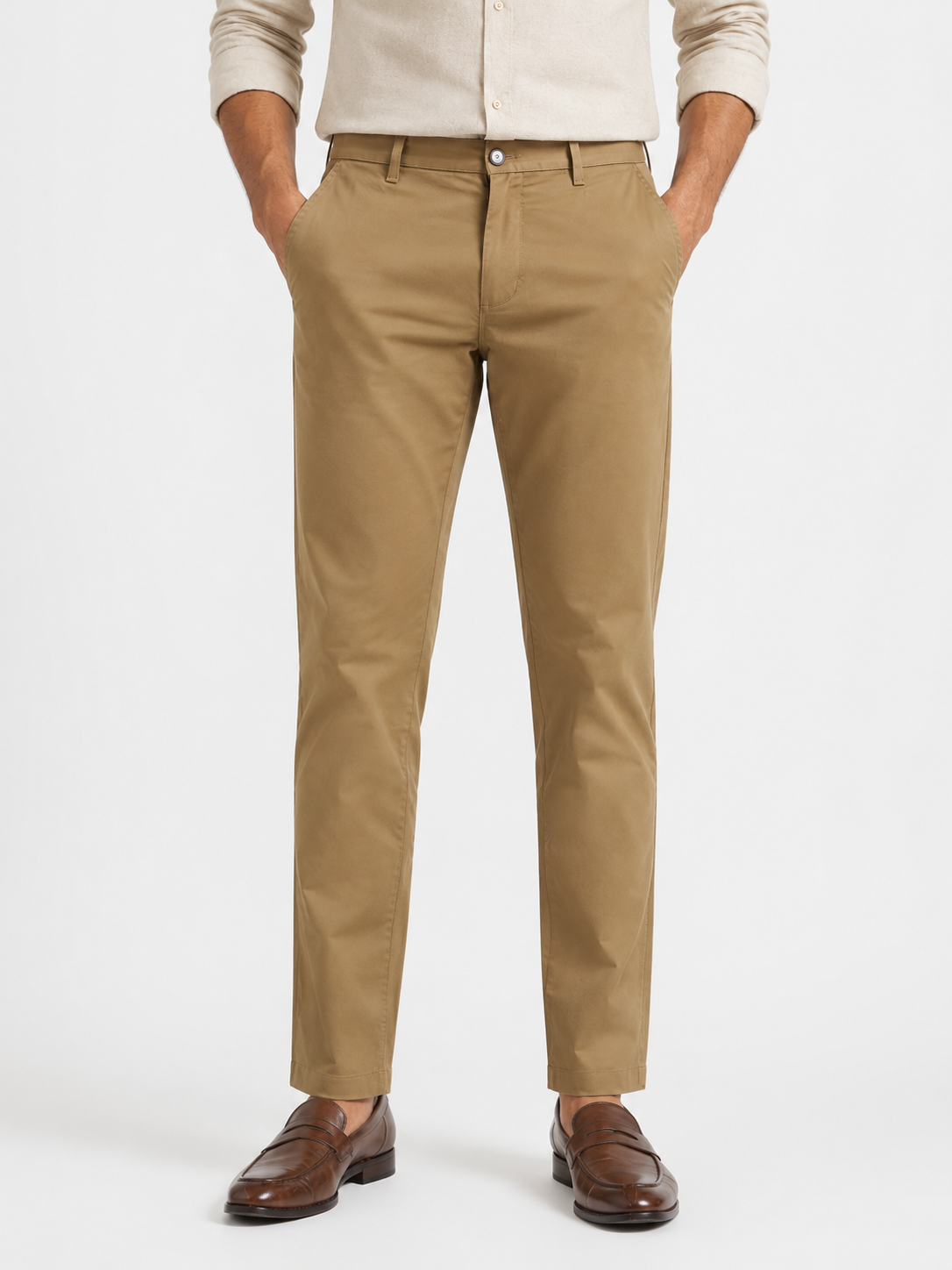 Camel Brown Strecth Trouser