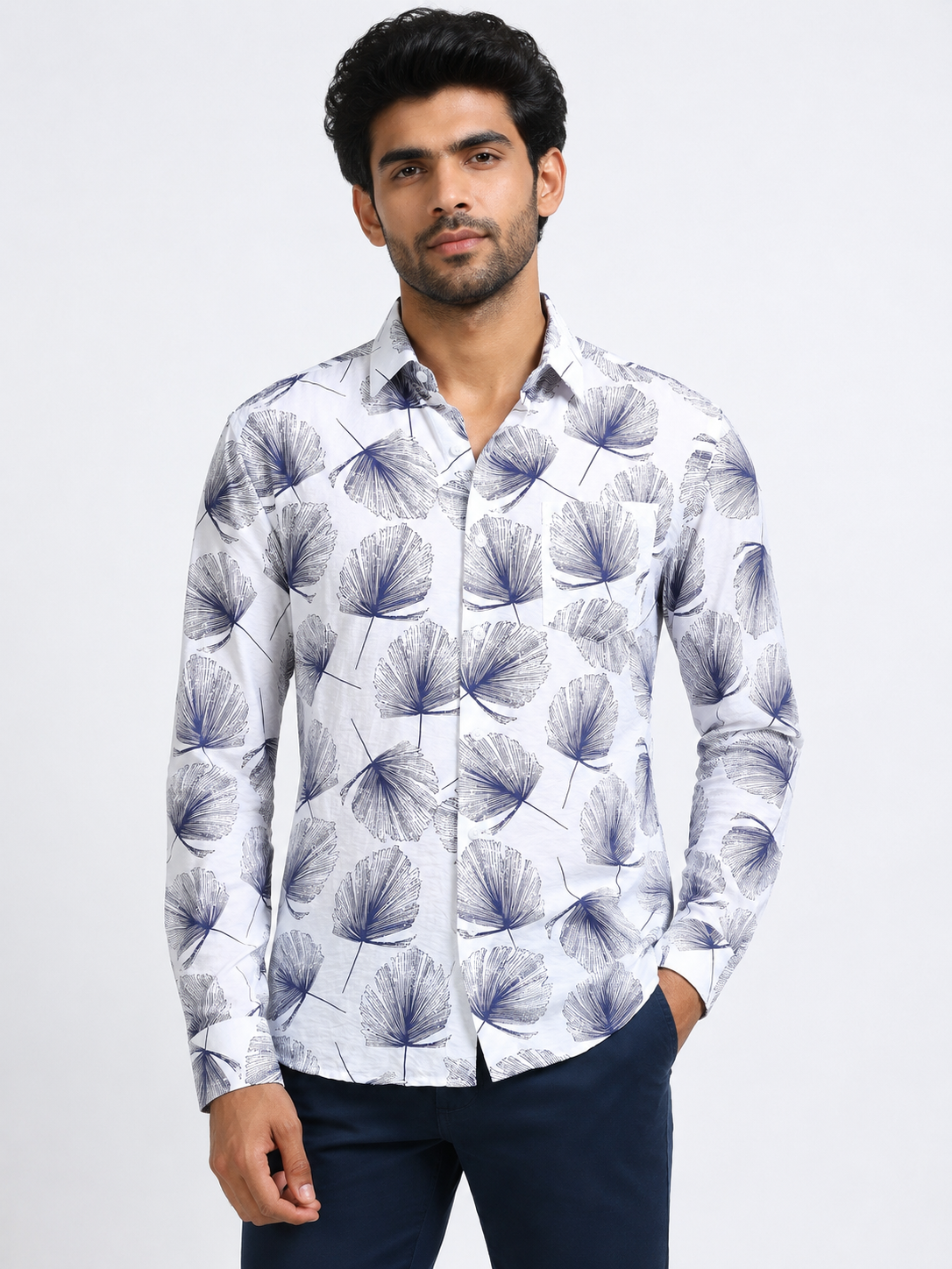 Coastal Ginkgo Artisan Shirt