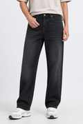 Faded Black Baggie Fit Denim
