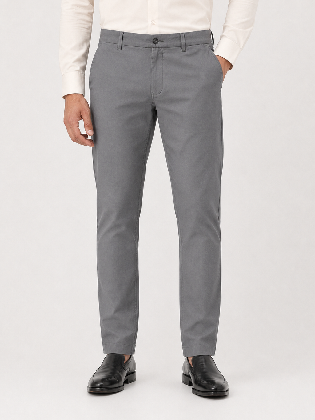 Grey Dobby Trouser