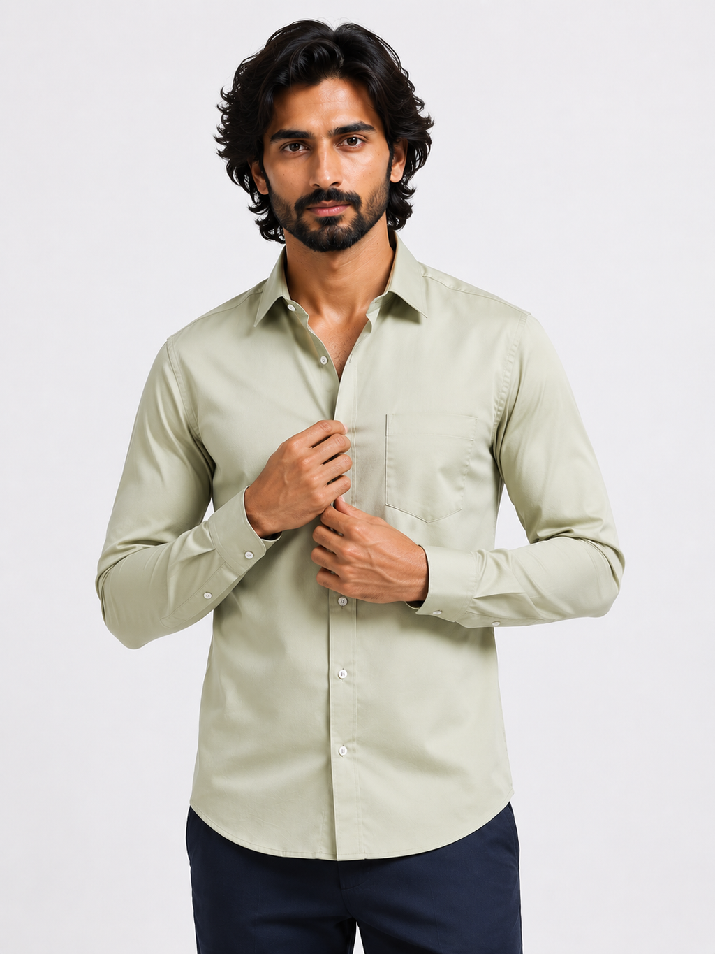 Muted Olive Signature Shirt