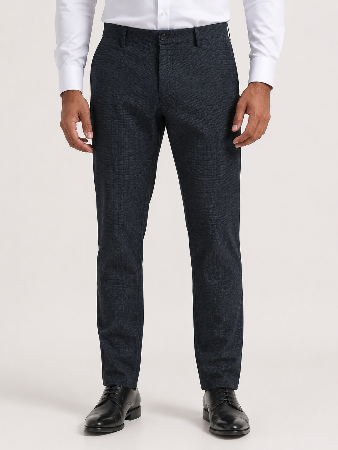 Black Dobby Trouser