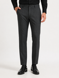 Grey 4-Way Stretch Formal Trouser