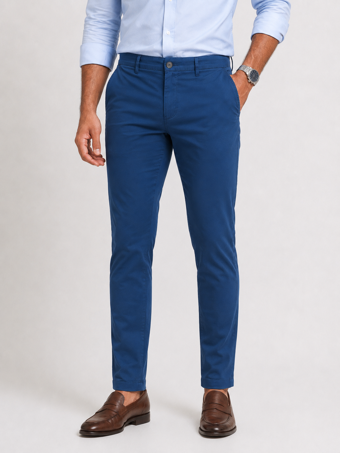 Royal Blue Gap Twill Trouser
