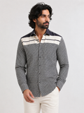 Charcoal Mosaic Luxe Shirt