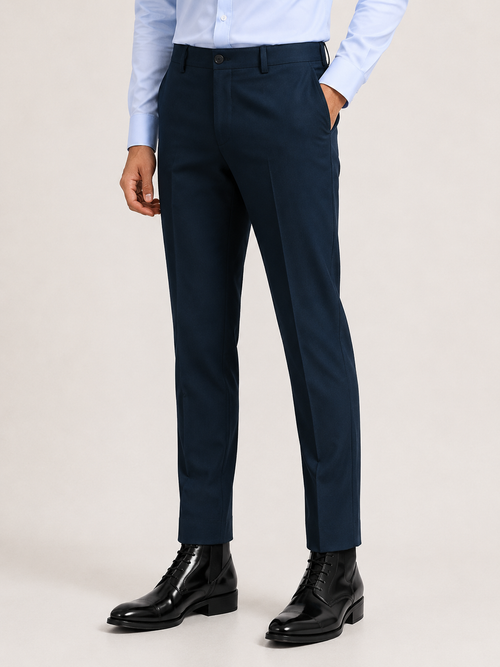 Blue Infinite 4-Way Stretch Formal Trouser