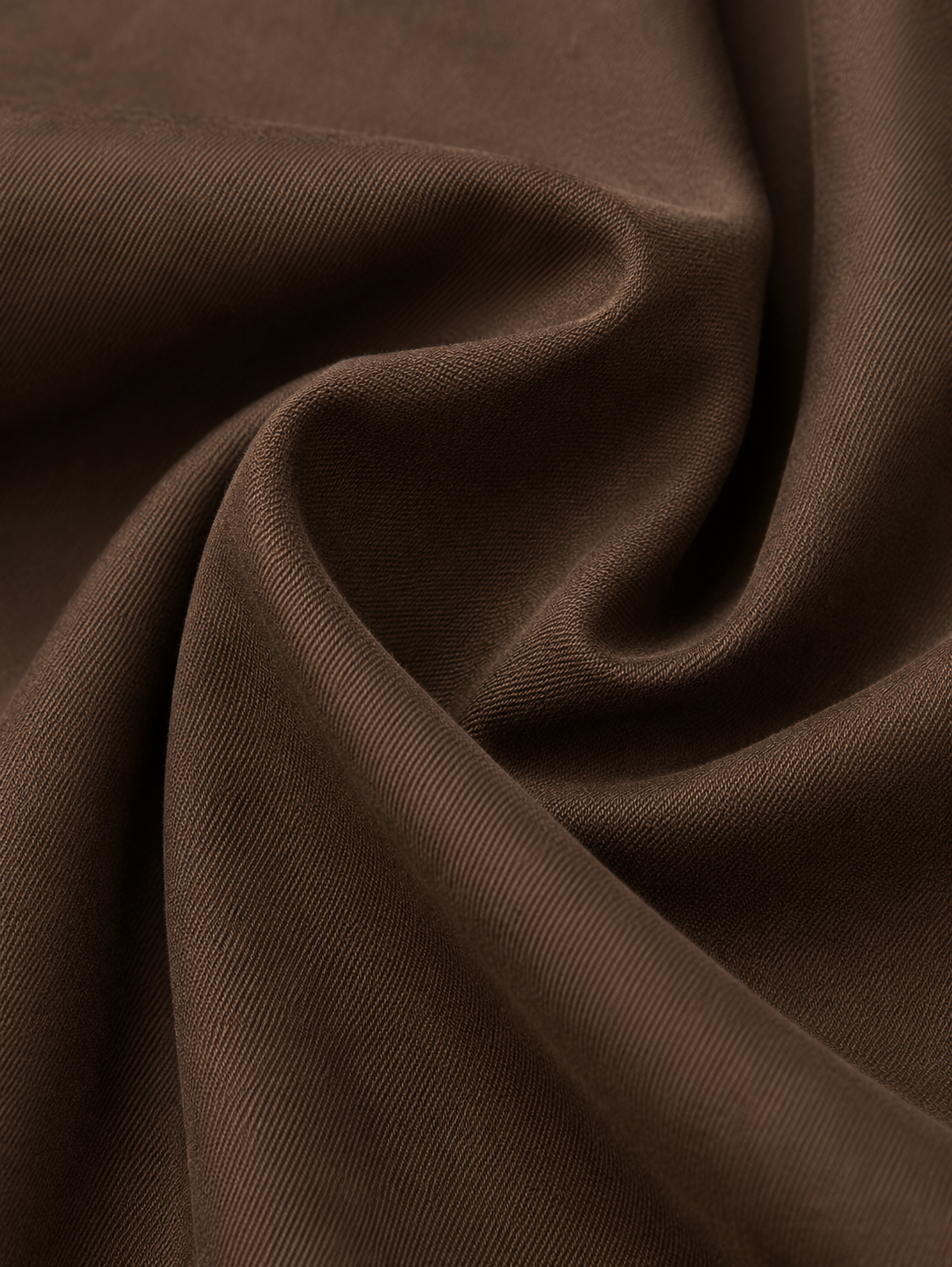 Dark Brown Cotton Trousers