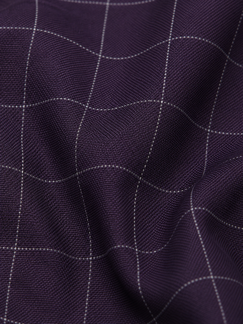 Aubergine Tectonic Jacquard Shirt