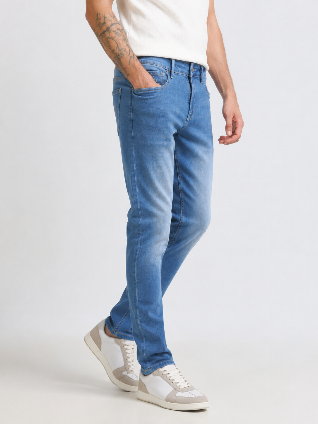 Blue Slim Fit Denim