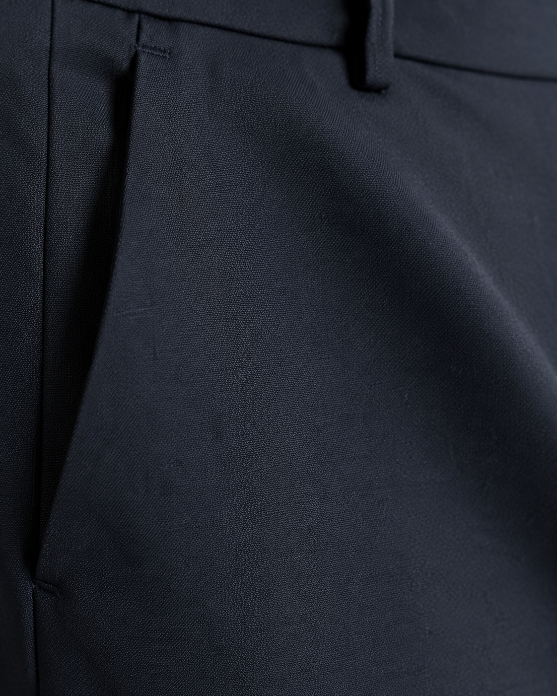 Dark Blue 4-Way Stretch Formal Trouser