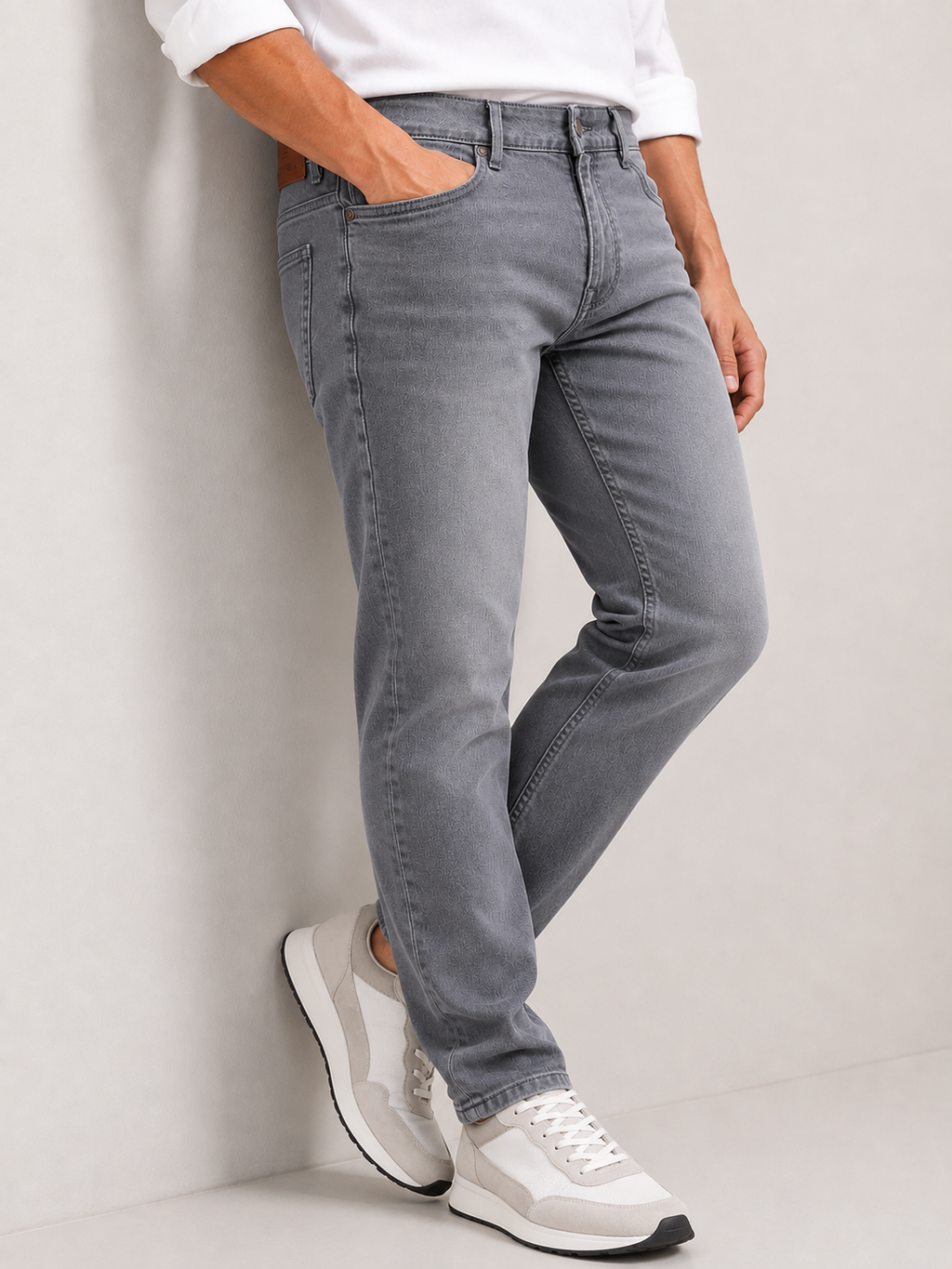 Charcoal Grey Slim Fit Denim