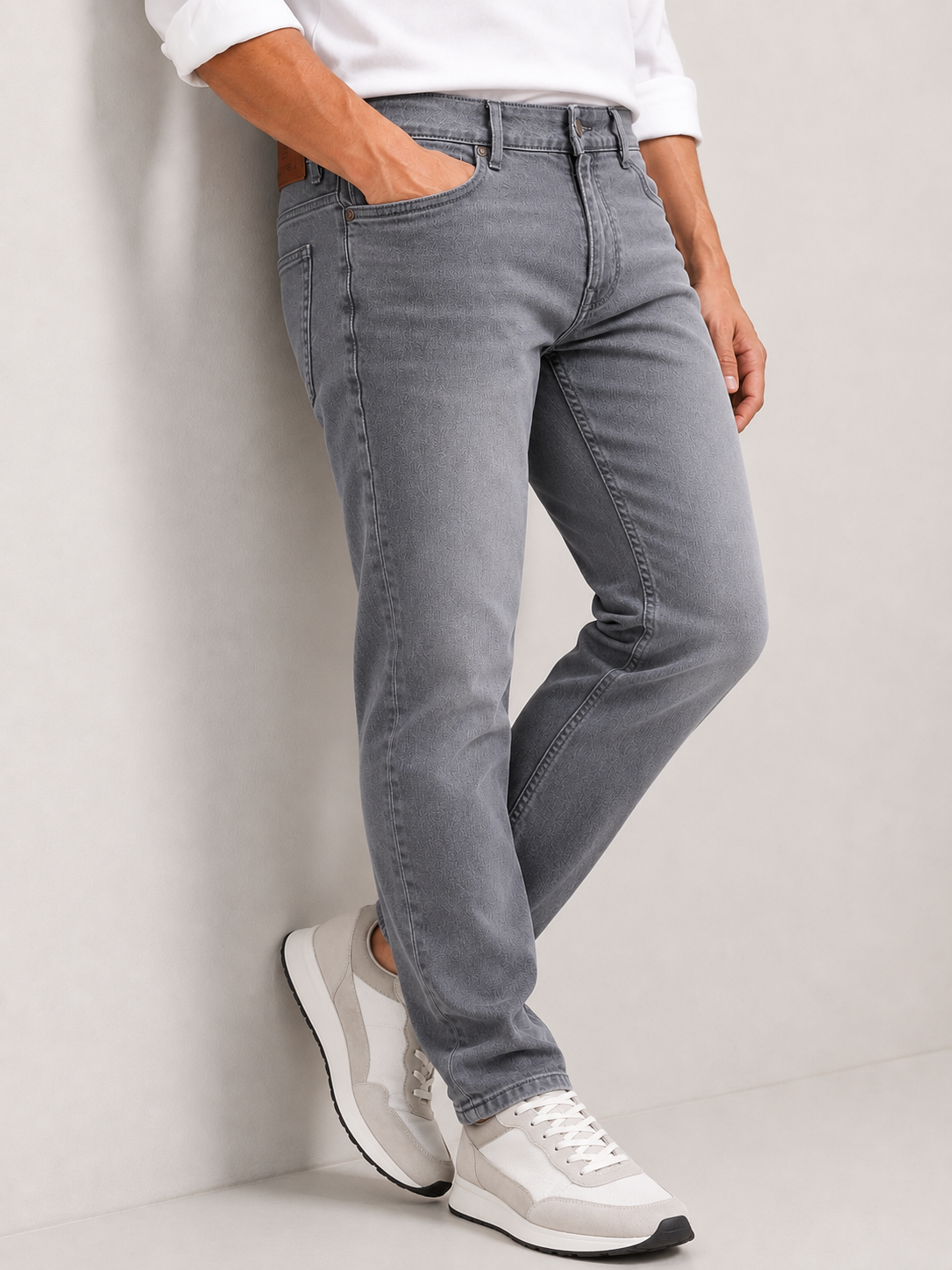 Charcoal Grey Slim Fit Denim