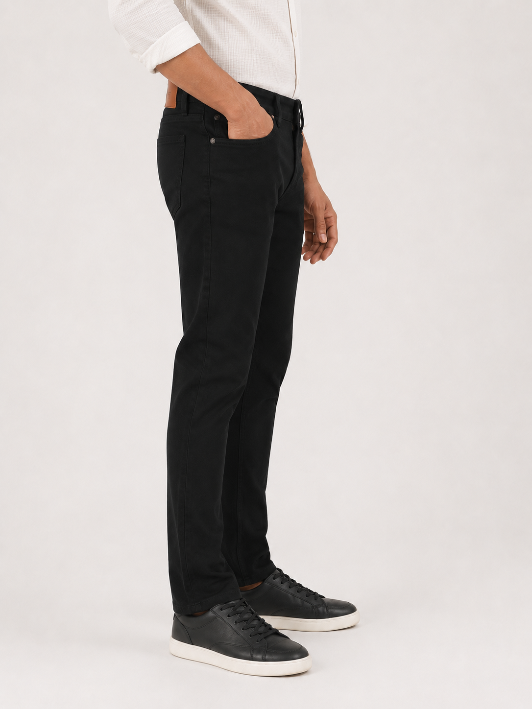 Classic Black Slim Fit Denim