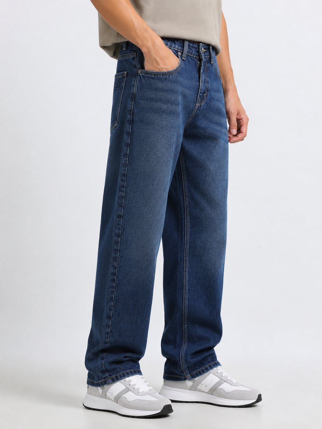 Coastal Blue Baggie Fit Denim