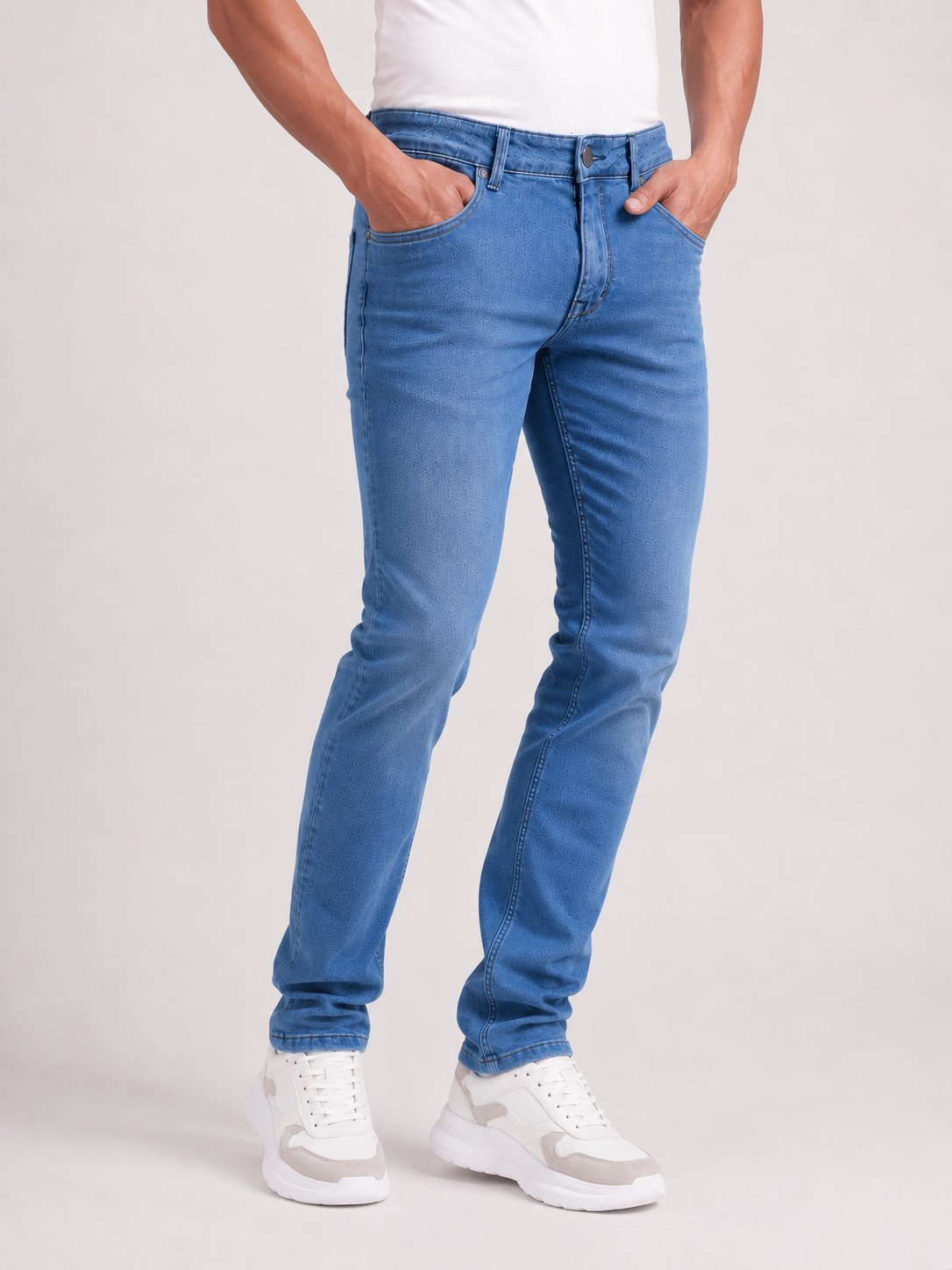 Summer Blue Slim Fit Denim