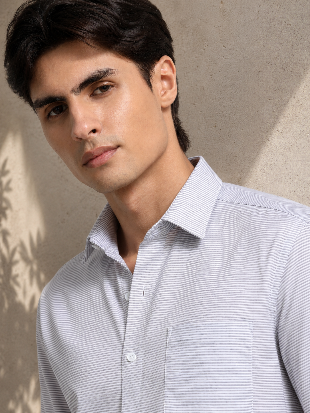 Silver Lined Heritage Stripe Shirt