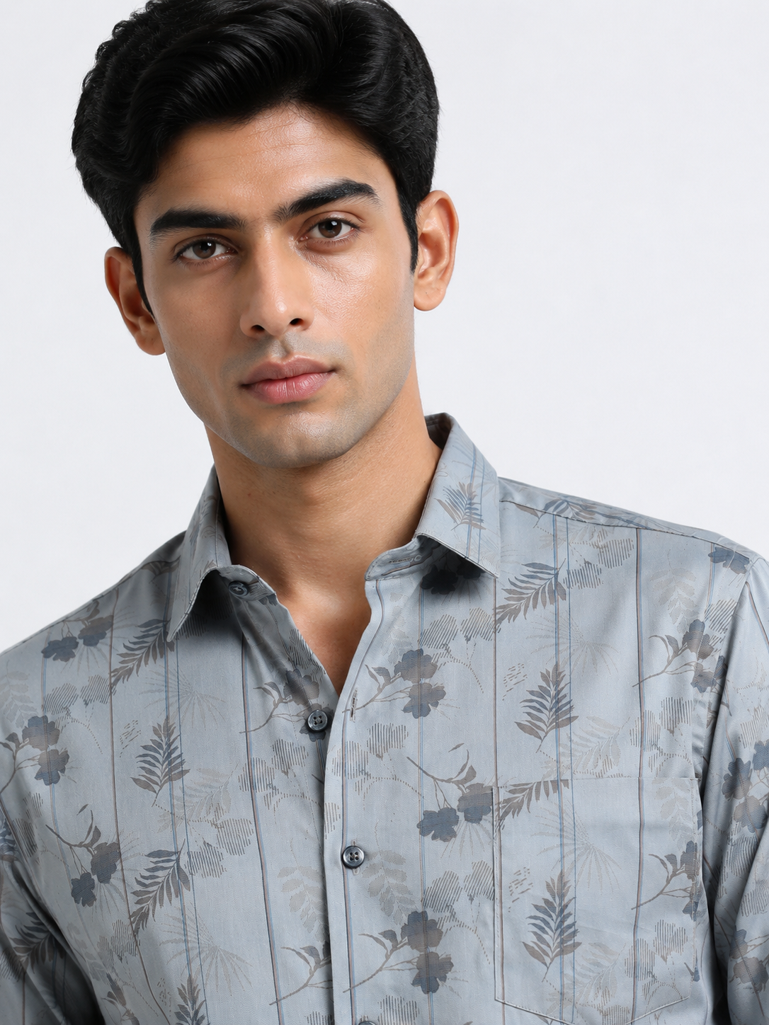 Tectonic Flora Artisan Pinstripe Shirt