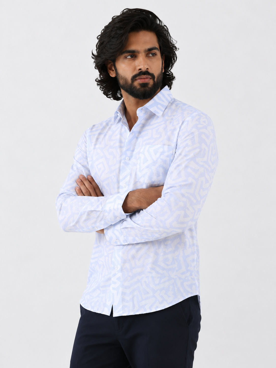 Lavender Mist Artisan Shirt