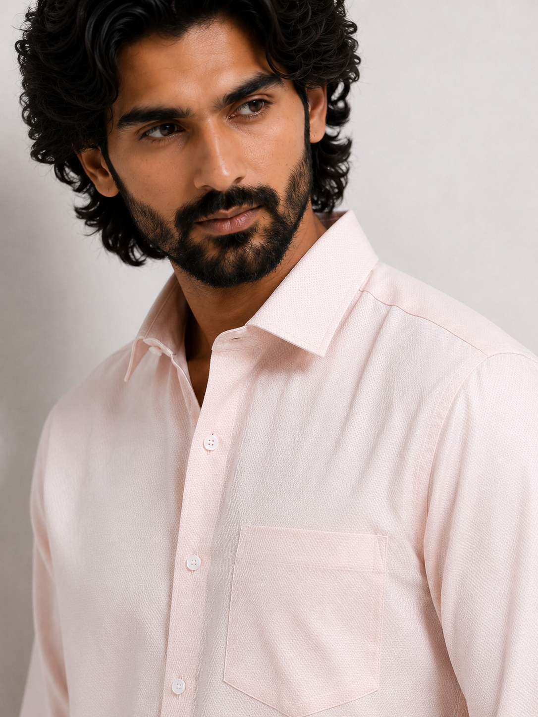 Rose Quartz Jacquard Shirt