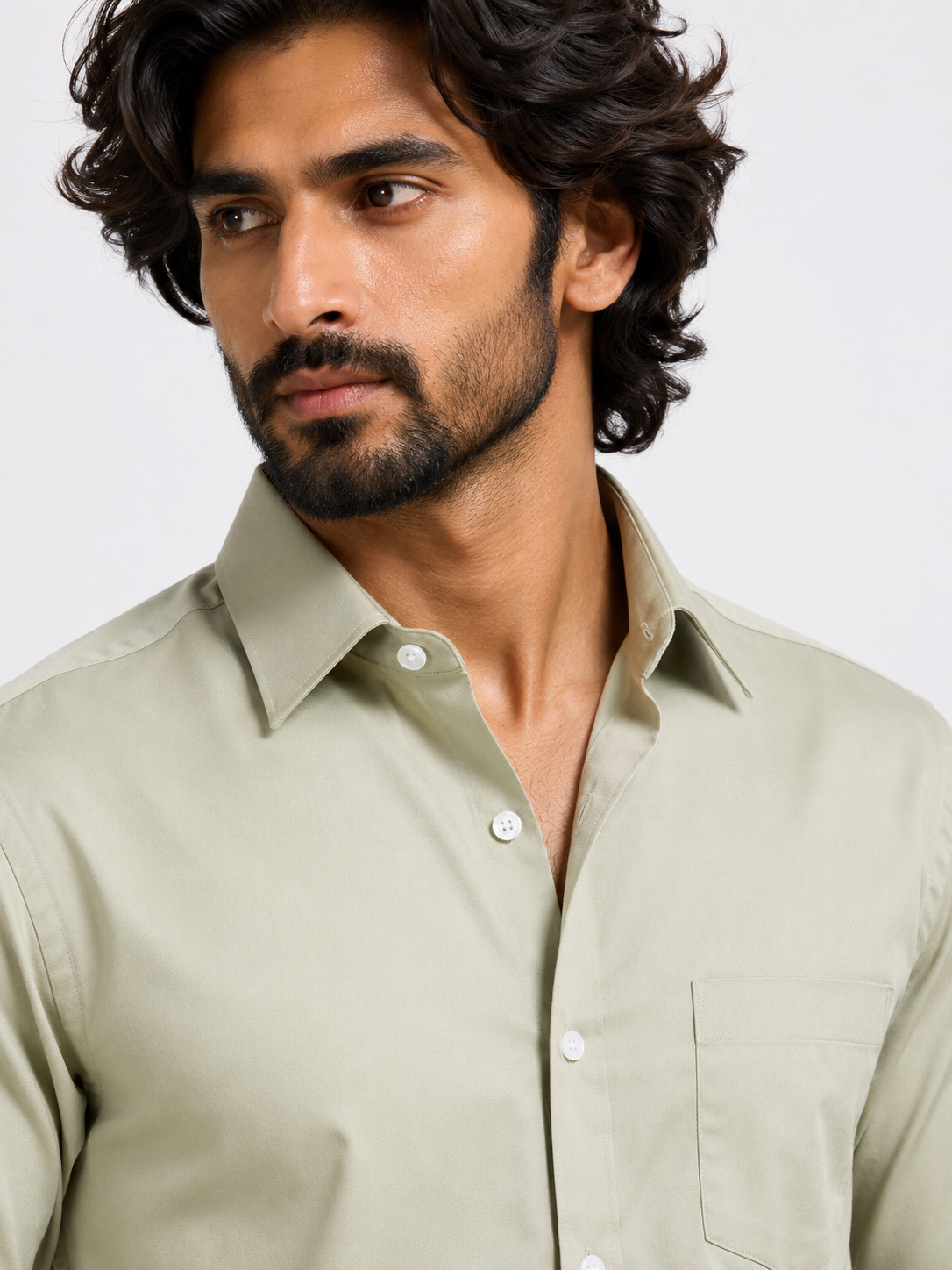 Muted Olive Signature Shirt