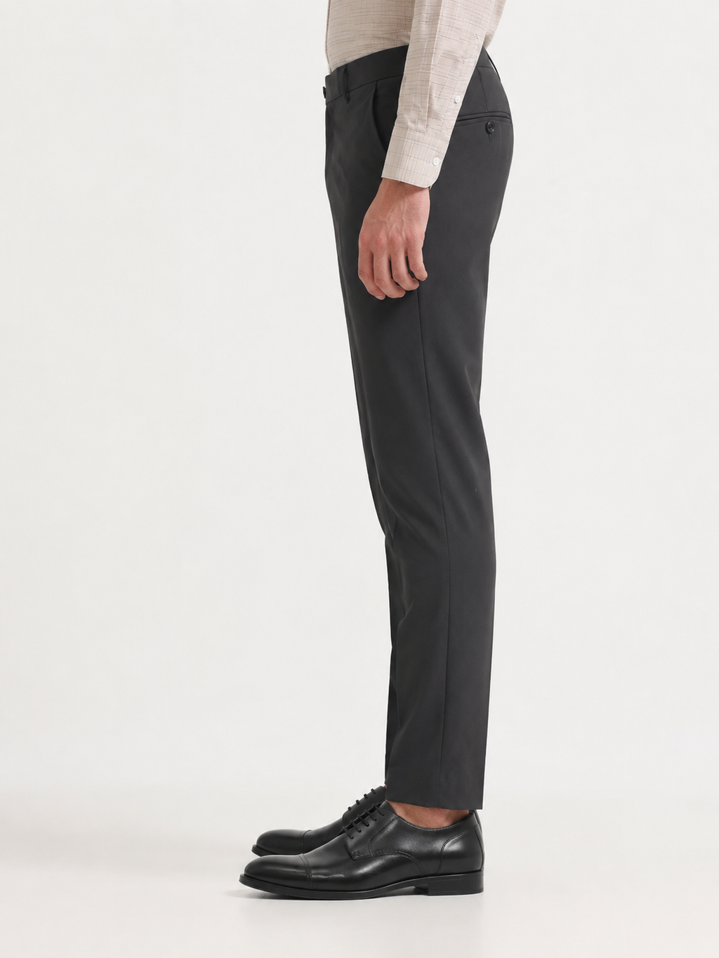 Charcoal 4-Way Stretch Formal Trouser