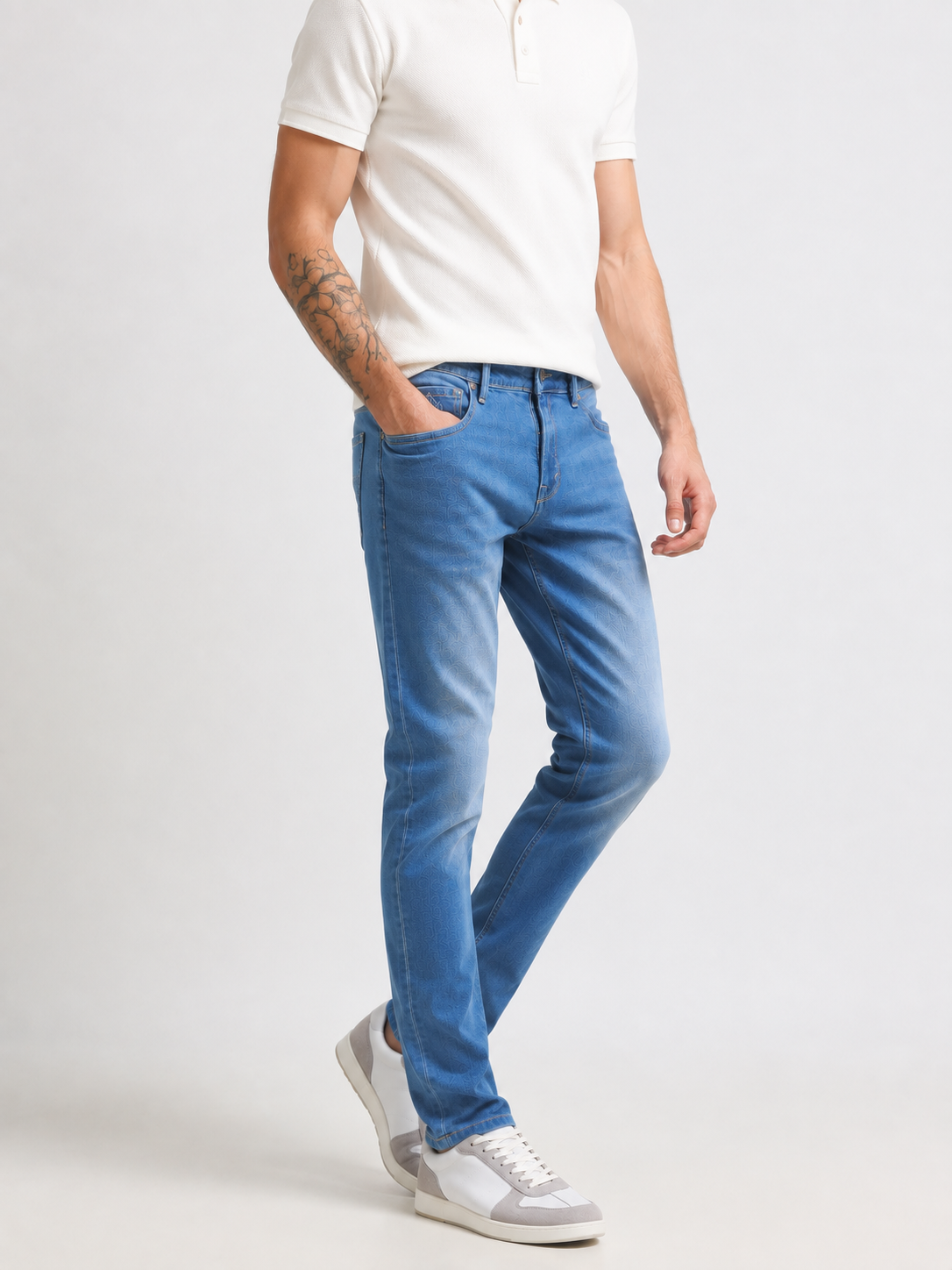 Blue Slim Fit Denim