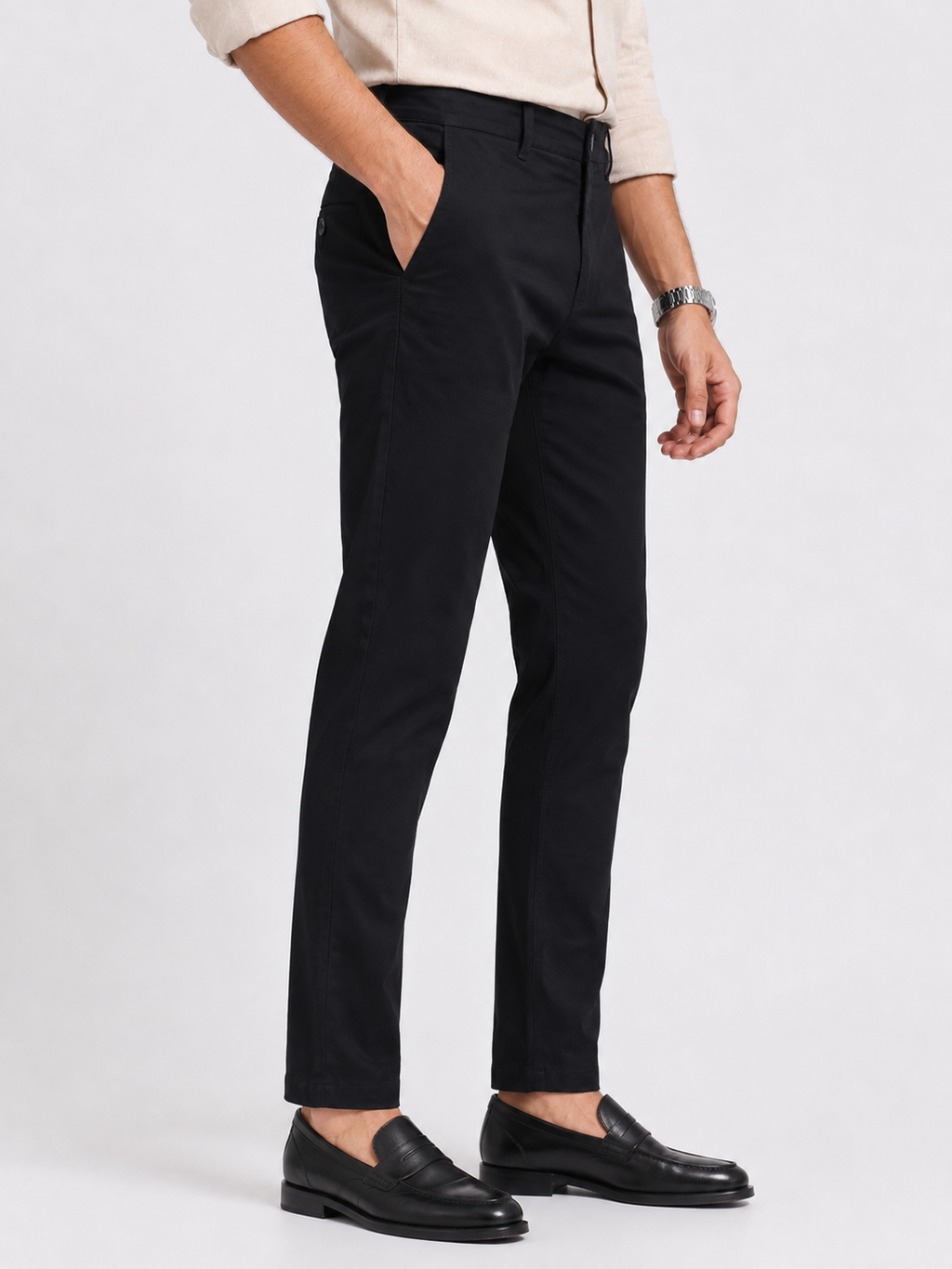 Black Gap Twill Trouser