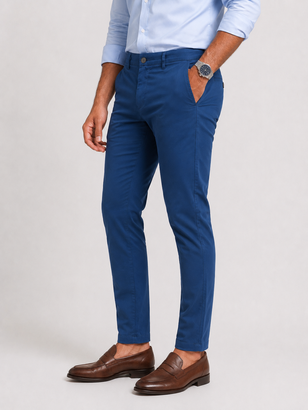 Royal Blue Gap Twill Trouser