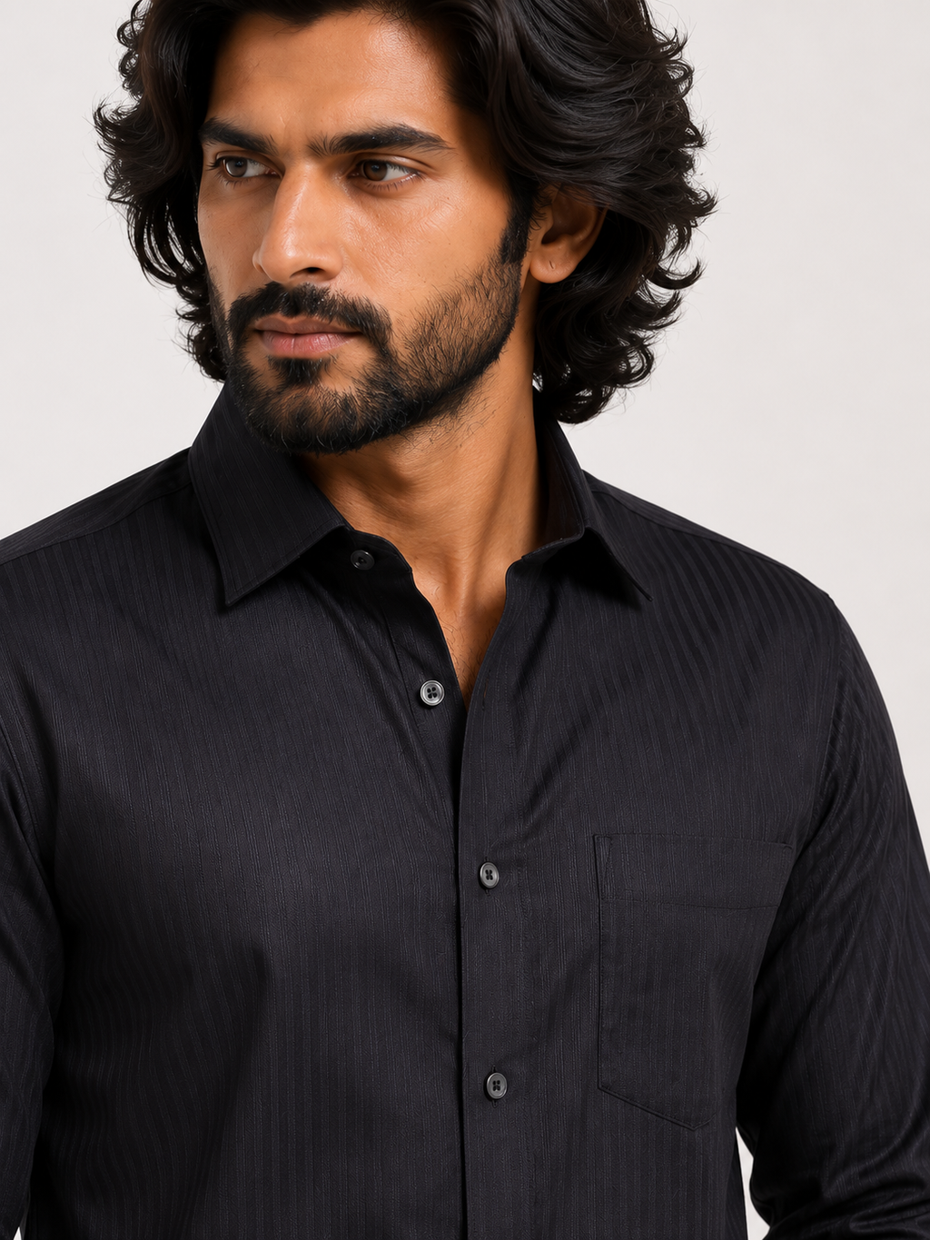 Midnight Shadow Stripe Shirt