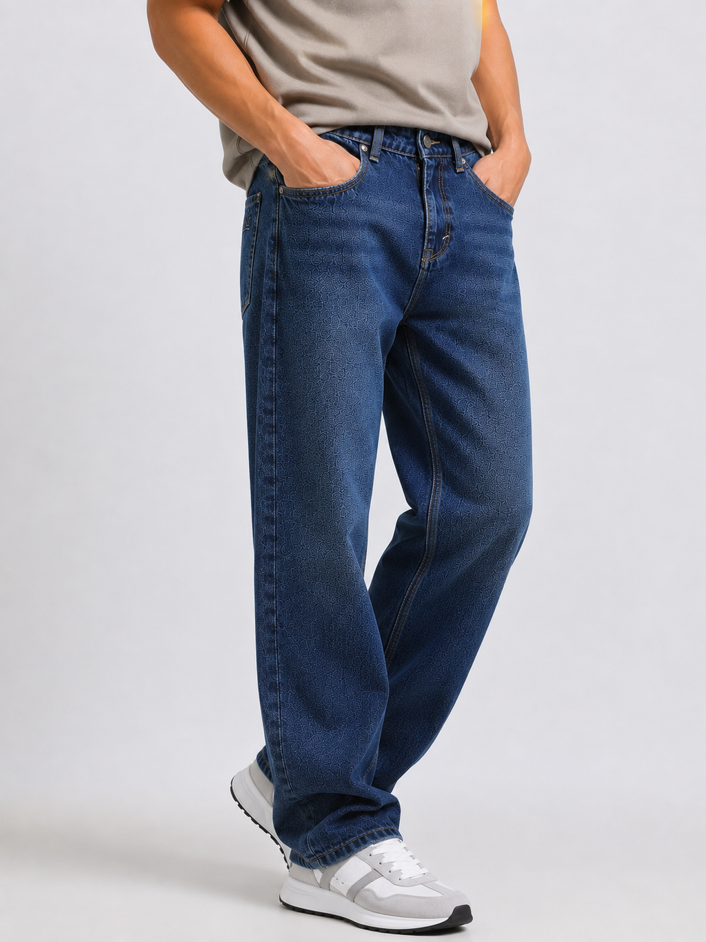 Coastal Blue Baggie Fit Denim