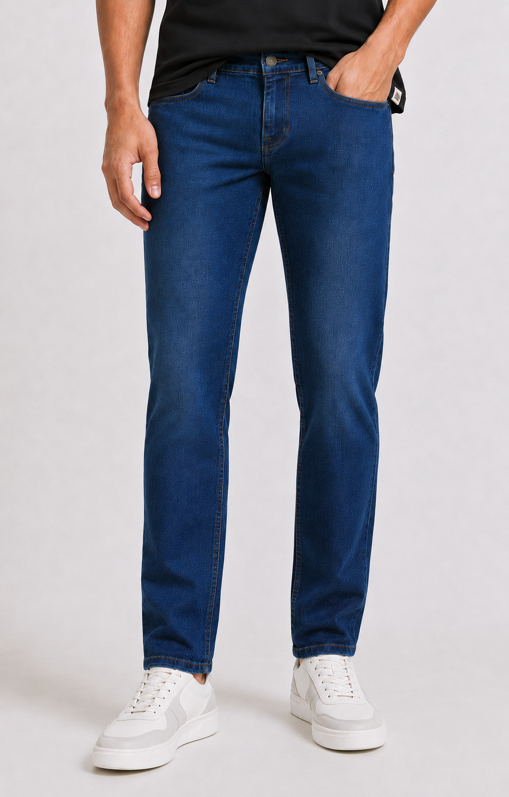 Dark Blue Slim Fit Denim