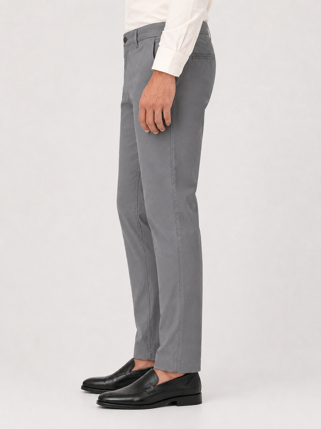 Grey Dobby Trouser