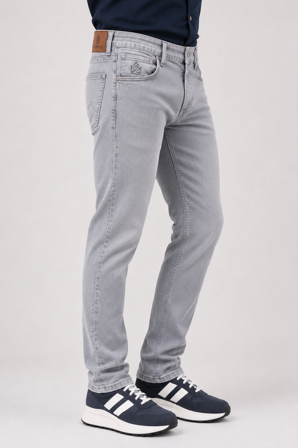 Dark Grey Slim Fit Denim