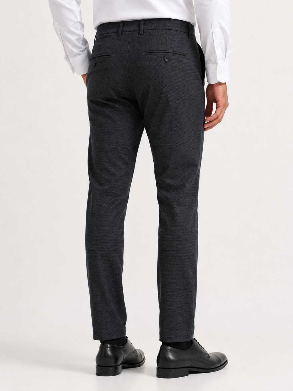 Black Dobby Trouser