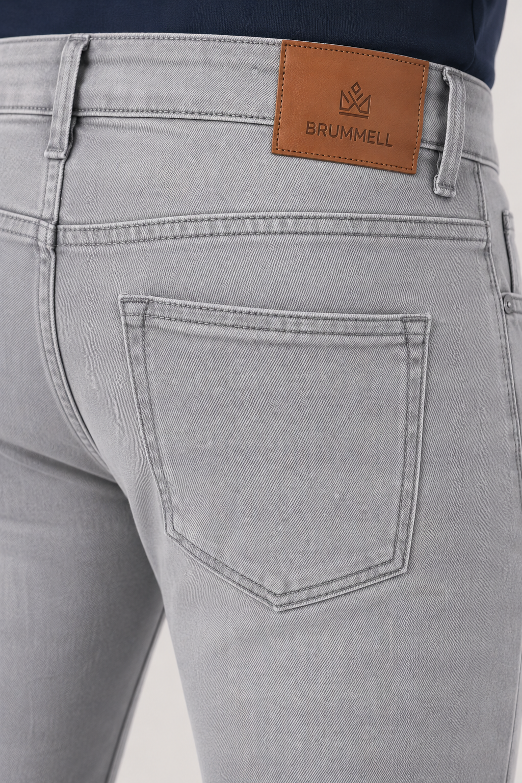 Light Grey Slim Fit Denim