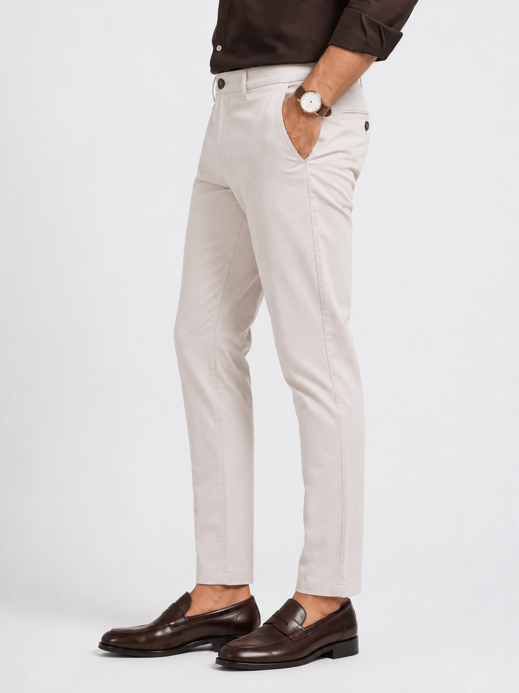 Light Ash Stretch Trouser