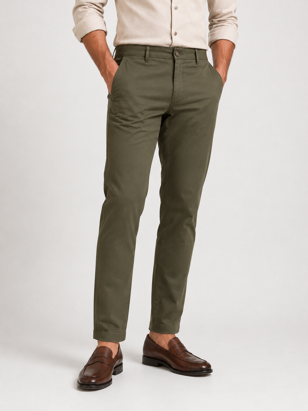 Army Green Twill Trouser