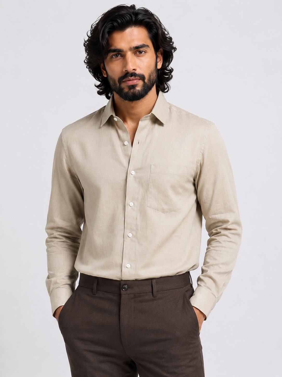 Sahara Sand Linen Shirt