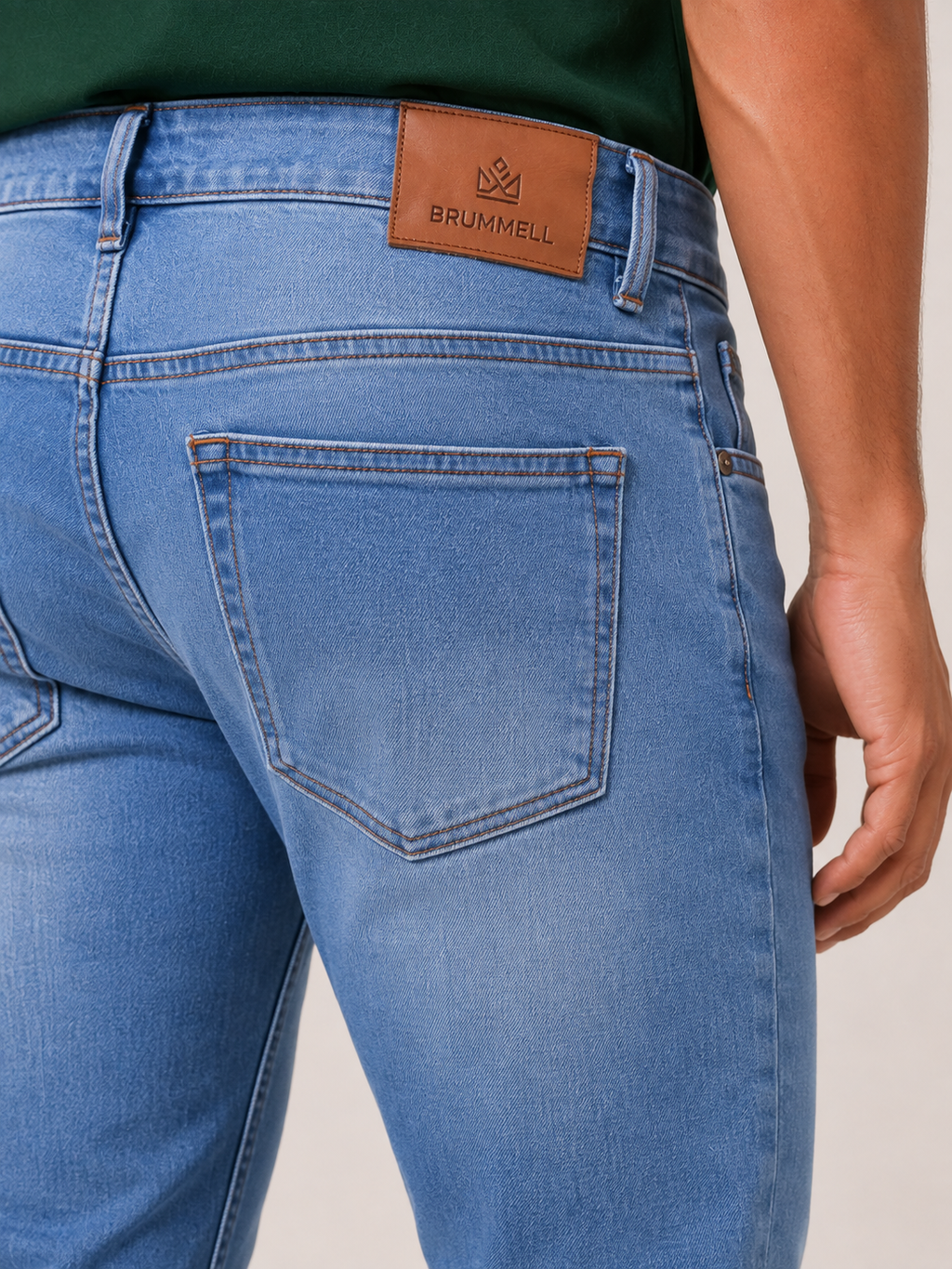 Light Blue Slim Fit Denim