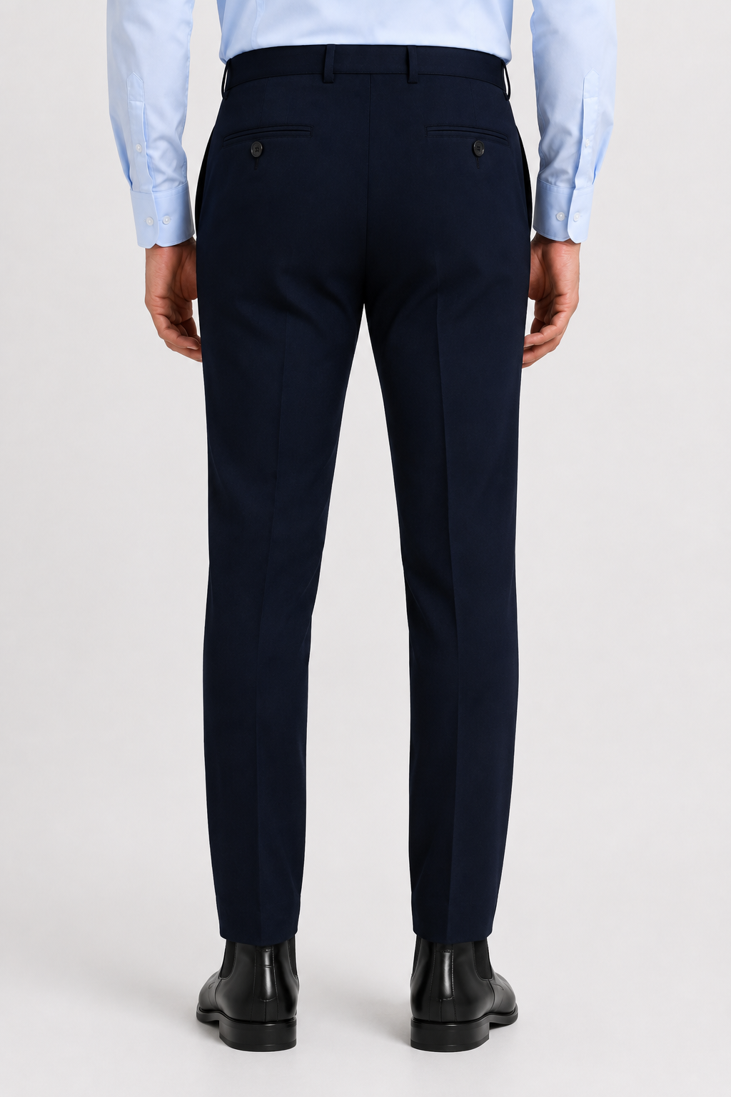 Indo Blue Lachka Stretch Formal Trouser