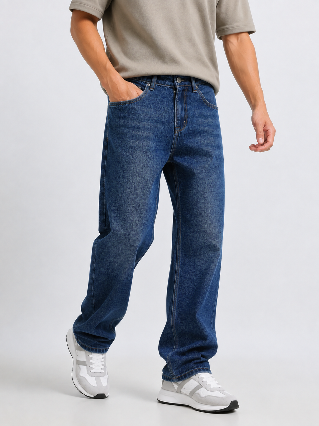 Coastal Blue Baggie Fit Denim