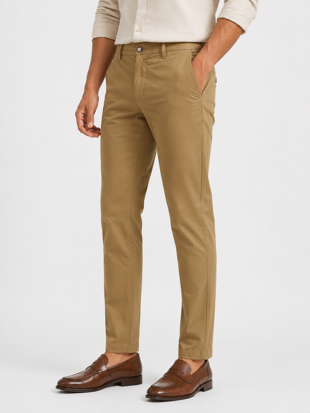 Camel Brown Strecth Trouser