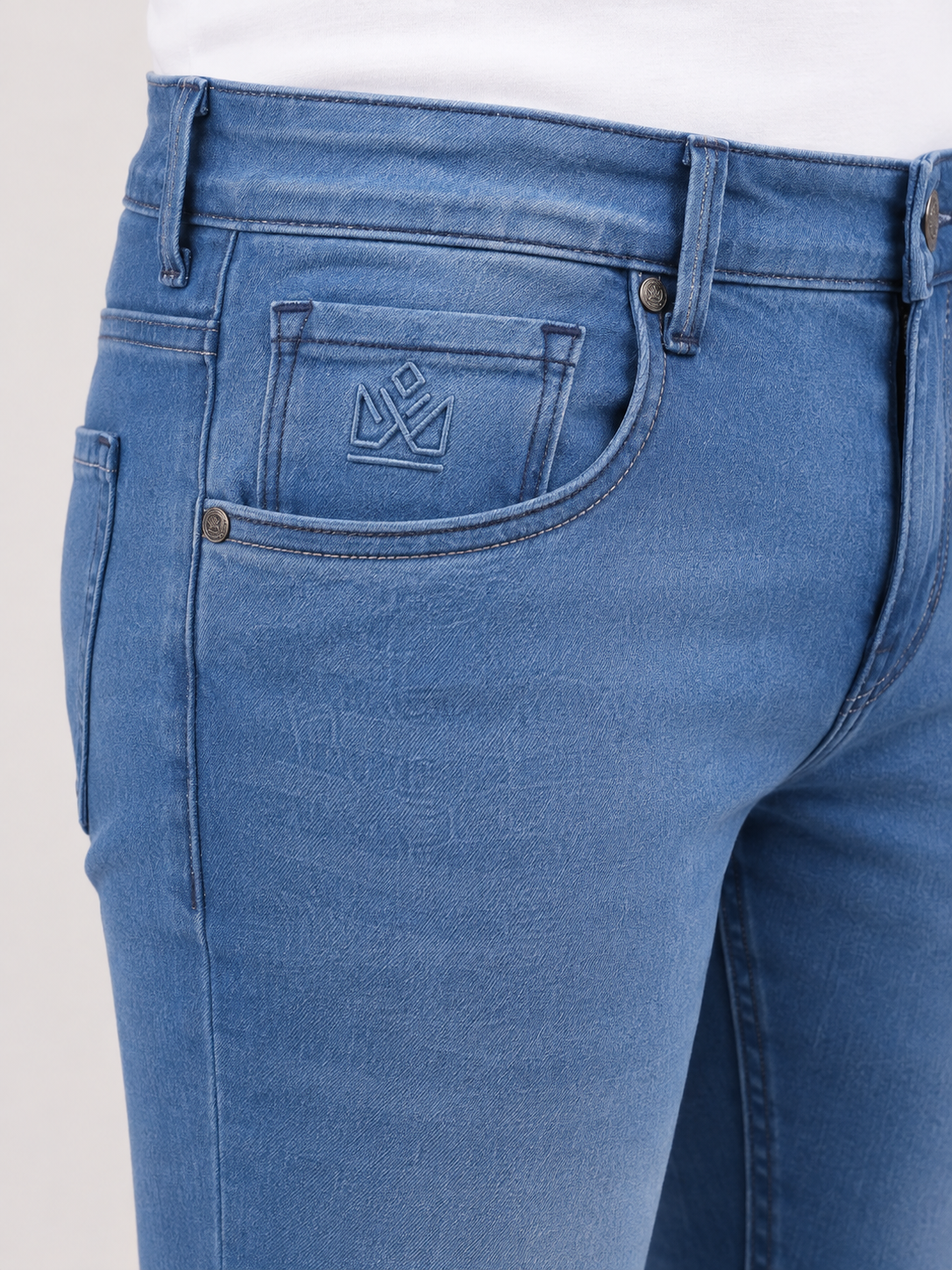 Summer Blue Slim Fit Denim