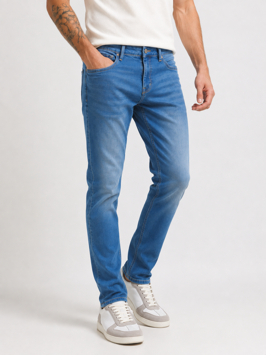 Blue Slim Fit Denim