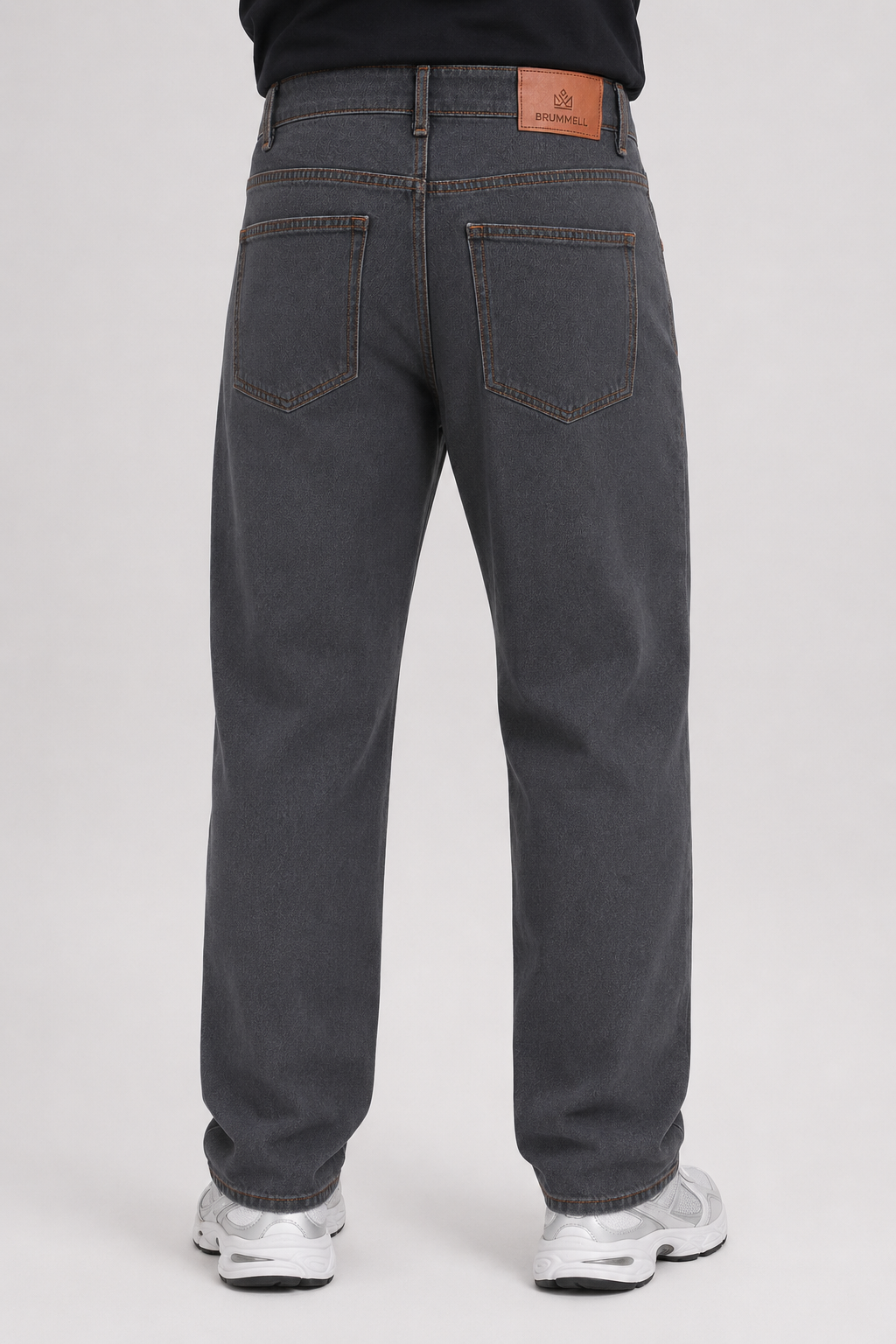 Titanium Grey Baggie Fit Denim